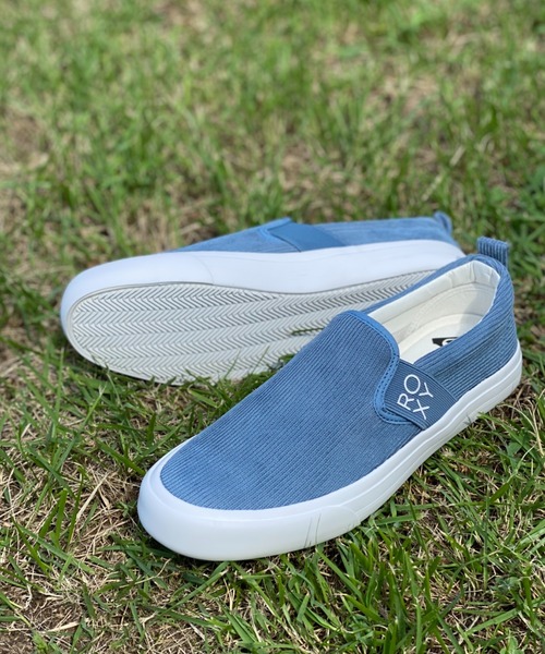 ROXY（ロキシー）の「ROXY/ロキシー  GOOD DAY /グットディ　ｽｯﾘｯﾎﾟﾝｼｭｰｽﾞ　RFT214403（スニーカー・レディース・ブルー/ピンク/ブラック・23.0cm/24.0cm/25.0cm）」の2枚目の写真