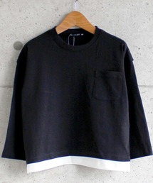 THE CASUAL | ビッグシルエット裾フェイク長袖Tシャツ(Tシャツ/カットソー)