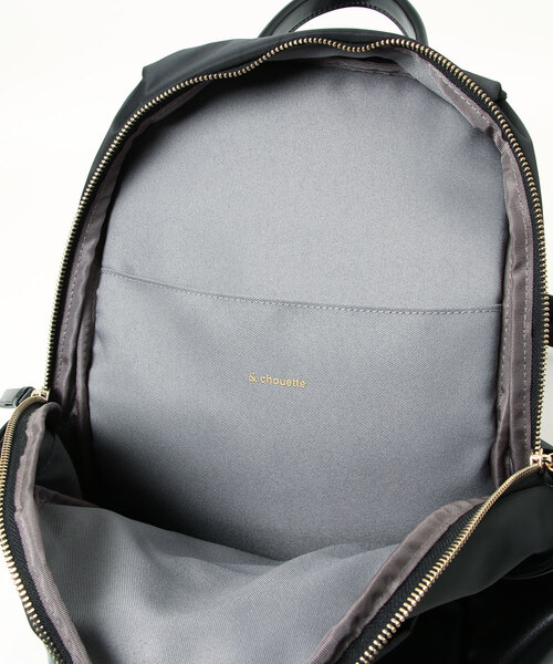 & chouette(アンドシュエット)の「A4対応ナイロンリュック(バックパック/リュック・レディース・ブラック/ブラウン/オフホワイト・FREE)」の14枚目の写真