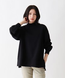 SHOO・LA・RUE | ◆【S-LL/USAコットン】モックネックスウェット(スウェット)