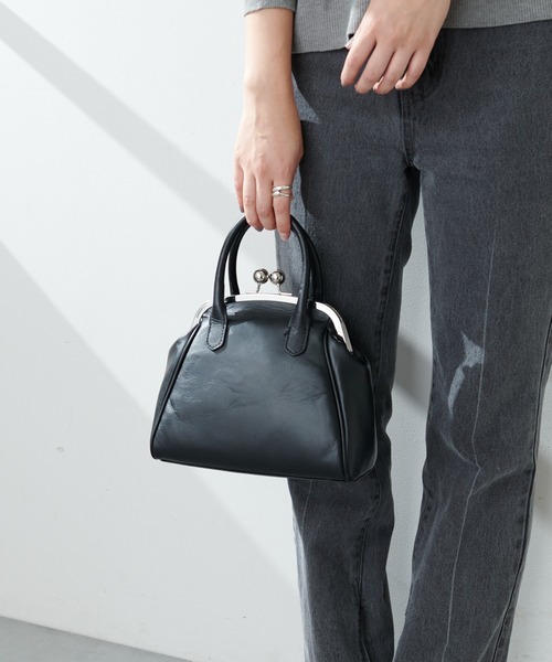 maison-vincent(メゾンヴァンサン)の「【Maison Vincent】がま口ショルダーバッグ(トートバッグ・レディース・ブラック/グレー系その他・FREE)」の19枚目の写真