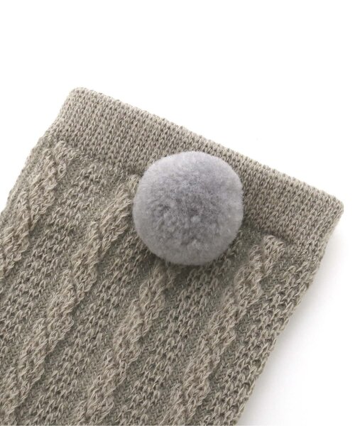 Ampersand（アンパサンド）の「ソックス&レギンスセット（レギンス/スパッツ・キッズ・アイボリー/チャコール/ベージュ/ブラウン/ピンク・100/120/140/110/80/90）」の7枚目の写真