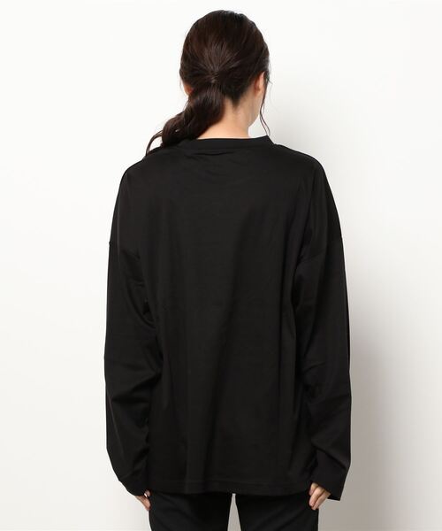 A4A(エーフォーエー)の「A4A/エーフォーエー/モダンシルケットロングスリーブTシャツ(Tシャツ/カットソー・レディース・ブラック/グレー/ホワイト/チャコール・FREE)」の5枚目の写真