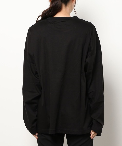 A4A(エーフォーエー)の「A4A/エーフォーエー/モダンシルケットロングスリーブTシャツ(Tシャツ/カットソー・レディース・ブラック/グレー/ホワイト/チャコール・FREE)」の8枚目の写真