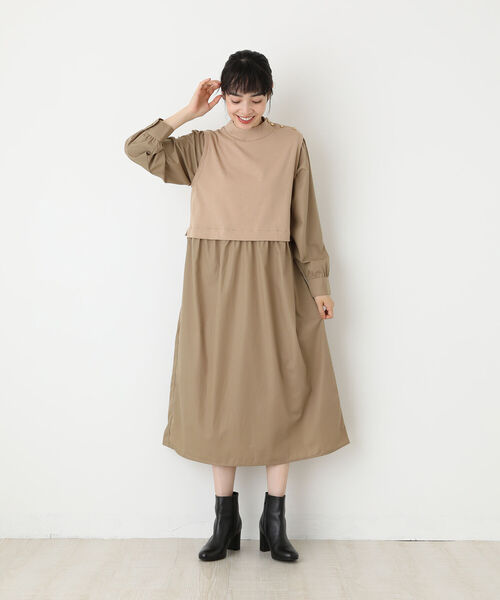 布帛ドッキングワンピース ワンピース Afternoon Tea アフタヌーンティー のファッション通販 Zozotown