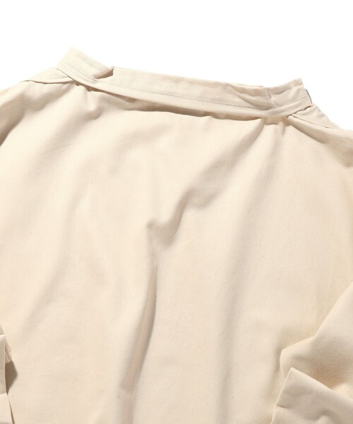 Alderney(アルダニー)の「アルダニー/ALDERNEY 別注スモックシャツ(その他アウター・メンズ・ネイビー/オフホワイト・フリ-)」の3枚目の写真