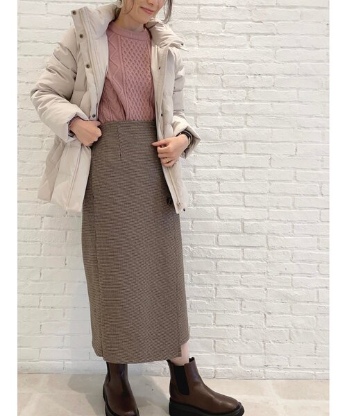 SHOO・LA・RUE(シューラルー)の「◆軽くて、暖かくて、美しくて、洗濯機で洗える プレミアムなダウン【S-4L】(ダウンジャケット/コート・レディース・ブラック/サンドベージュ/ライトベージュ・01/05/06/04/03/02)」の16枚目の写真