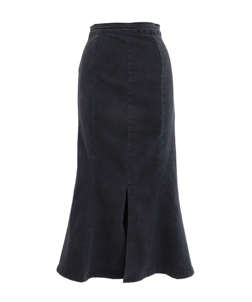 BLUEEAST(ブルーイースト)の「スリットデニムマーメイドスカート(デニムスカート・レディース・ブラック/ネイビー・SMALL/MEDIUM)」の21枚目の写真