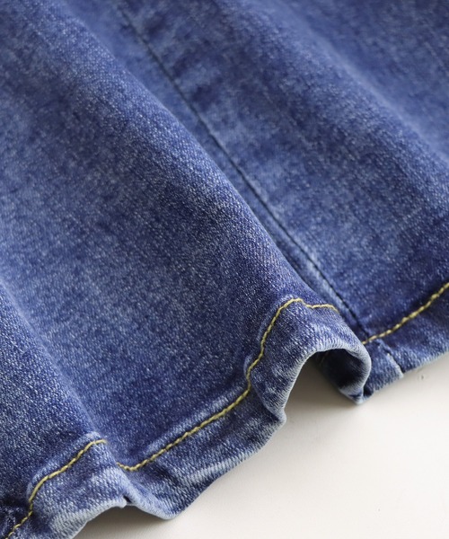 BLUEEAST(ブルーイースト)の「スリットデニムマーメイドスカート(デニムスカート・レディース・ブラック/ネイビー・SMALL/MEDIUM)」の14枚目の写真