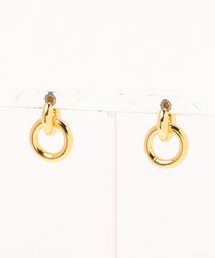 Ein | 【Ein】2連サークル チェーンピアス(ピアス(両耳用))