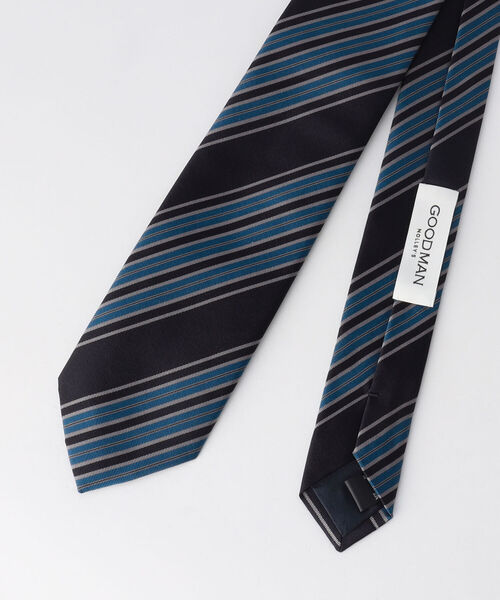NOLLEY'S goodman(ノーリーズグッドマン)の「Fossati 3ストライプ ネクタイ(ネクタイ・メンズ・ブルー系その他2/グリーン系その他/ブルー系その他・FREE)」の5枚目の写真
