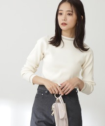 N.（N. Natural Beauty Basic） | ◆バイカラーラインコンパクトニット(ニット/セーター)