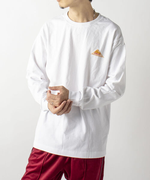 KELTY（ケルティ）の「【KELTY/ケルティ】GLOSTER別注 バックプリント ロングスリーブTシャツ（Tシャツ/カットソー・メンズ・ホワイト/チャコールグレー/ベージュ/オレンジ・MEDIUM/LARGE）」の14枚目の写真