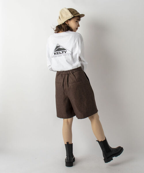 KELTY（ケルティ）の「【KELTY/ケルティ】GLOSTER別注 バックプリント ロングスリーブTシャツ（Tシャツ/カットソー・メンズ・ホワイト/チャコールグレー/ベージュ/オレンジ・MEDIUM/LARGE）」の18枚目の写真