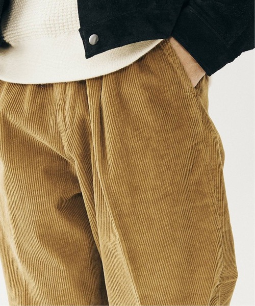 RICCARDO METHA（リカルドメッサ）の「【RICCARDO METHA × JS / リカルドメッサ】別注 1タック コーデュロイパンツ（その他パンツ・メンズ・ベージュ/ブラウン/ナチュラル/ブラック・44/46/48）」の3枚目の写真