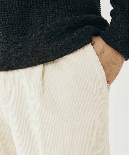 RICCARDO METHA（リカルドメッサ）の「【RICCARDO METHA × JS / リカルドメッサ】別注 1タック コーデュロイパンツ（その他パンツ・メンズ・ベージュ/ブラウン/ナチュラル/ブラック・44/46/48）」の16枚目の写真