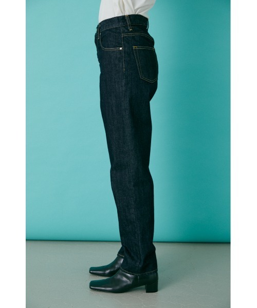 BLACK BY MOUSSY（ブラックバイマウジー）の「KONA One wash DENIM(コナワンウォッシュデニム)（デニムパンツ・レディース・ダークブルー・22inch/23inch/24inch/25inch/26inch）」の7枚目の写真