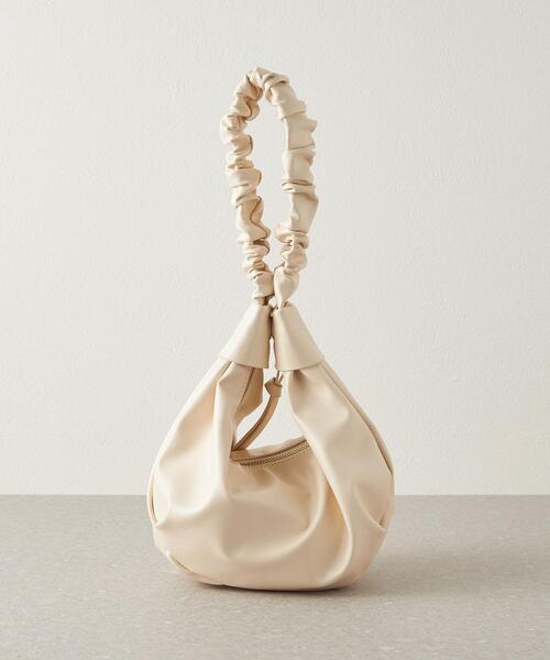 CITEN（シテン）の「＜CITEN（シテン）＞2WAY ギャザー ハンドル バッグ（ハンドバッグ・レディース・ブラック/オフホワイト・FREE）」の12枚目の写真