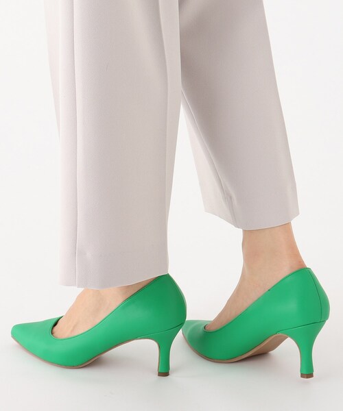 OPAQUE.CLIP(オペークドットクリップ)の「◆ポインテッドトウベーシックパンプス【抗菌防臭加工/WEB限定カラー】(パンプス・レディース・ホワイト/ブラック/ダークグリーン/ネイビー/グレー/ライトベージュ・01/02/03)」の5枚目の写真