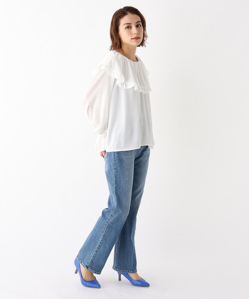 OPAQUE.CLIP(オペークドットクリップ)の「◆ポインテッドトウベーシックパンプス【抗菌防臭加工/WEB限定カラー】(パンプス・レディース・ホワイト/ブラック/ダークグリーン/ネイビー/グレー/ライトベージュ・01/02/03)」の19枚目の写真