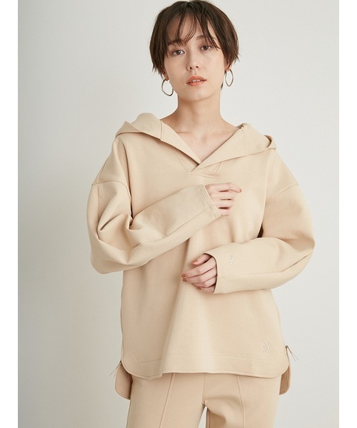 PUMA（プーマ）の「【PUMA for emmi】HOODIE_emmi atelier（スウェット・レディース・ベージュ・MEDIUM）」の8枚目の写真