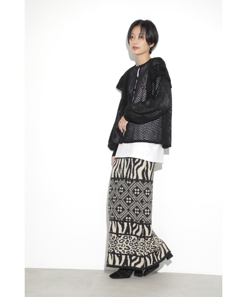 mag.by c（マグバイシー）の「フリルカラーカーディガン（カーディガン/ボレロ・レディース・ピンク/グリーン/ブラック・ONE SIZE）」の15枚目の写真