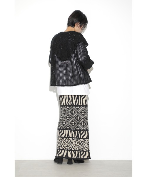 mag.by c（マグバイシー）の「フリルカラーカーディガン（カーディガン/ボレロ・レディース・ピンク/グリーン/ブラック・ONE SIZE）」の13枚目の写真