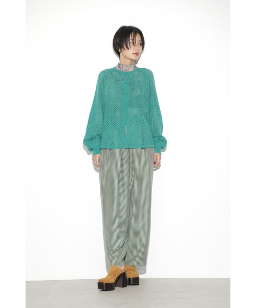 mag.by c（マグバイシー）の「フリルカラーカーディガン（カーディガン/ボレロ・レディース・ピンク/グリーン/ブラック・ONE SIZE）」の9枚目の写真