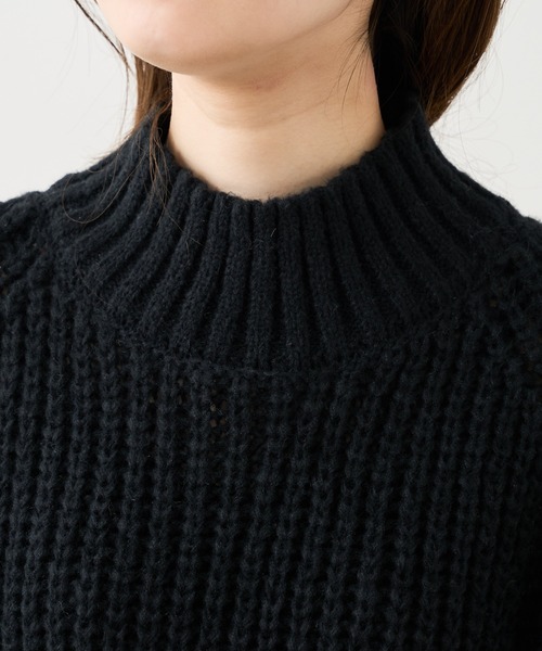natural couture（ナチュラルクチュール）の「ざっくりゆるニット（ニット/セーター・レディース・アイボリー/ブラック/ベージュ/ミント/ピンク・FREE）」の20枚目の写真