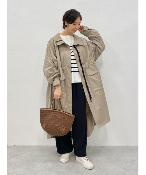 BEARDSLEY（ビアズリー）の「スタンドカラー ZIPUPコート（その他アウター・レディース・モカ/ブラック・FREE）」の12枚目の写真