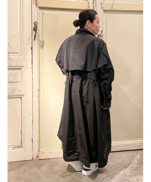 BEARDSLEY（ビアズリー）の「スタンドカラー ZIPUPコート（その他アウター・レディース・モカ/ブラック・FREE）」の11枚目の写真