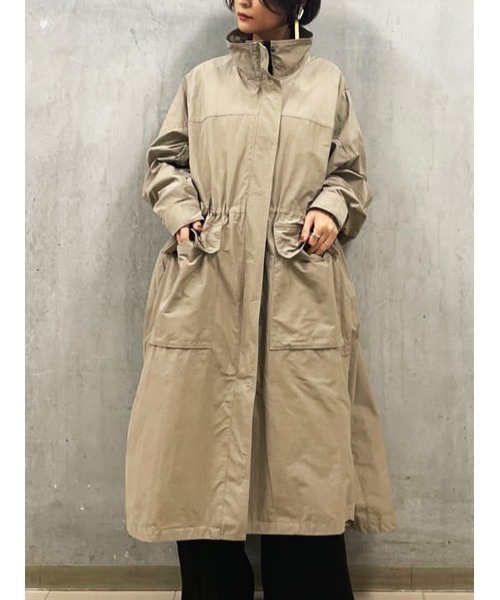 BEARDSLEY（ビアズリー）の「スタンドカラー ZIPUPコート（その他アウター・レディース・モカ/ブラック・FREE）」の17枚目の写真