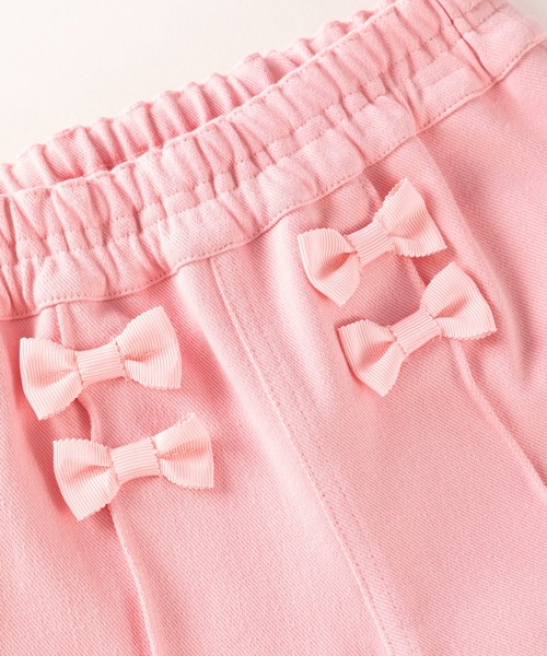 KP（ケーピー）の「グログランリボン付きストレッチニットツイルパンツ(100-130cm)（その他パンツ・キッズ・パープル/ブラック/ピンク・130cm/110cm/120cm/100cm）」の5枚目の写真