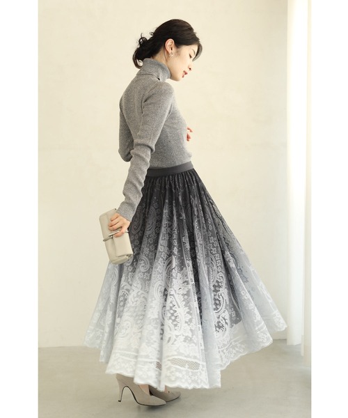 cawaii（カワイイ）の「グラデーションシアーレース 最高傑作 一目惚れスカート（スカート・レディース・ブラック・FREE）」の10枚目の写真