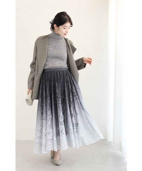 cawaii（カワイイ）の「グラデーションシアーレース 最高傑作 一目惚れスカート（スカート・レディース・ブラック・FREE）」の11枚目の写真