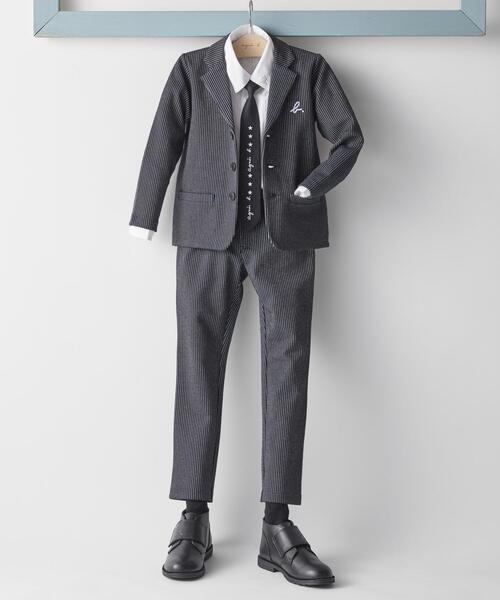 agnes b.（アニエスベー）の「AB43 E CHAUSSETTE キッズ b.ロゴソックス（ソックス/靴下・キッズ・ブラック・3/1/2）」の5枚目の写真