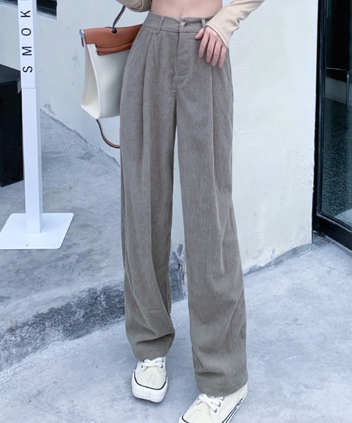 leune（ルネ）の「【leune】コーデュロイハイウエストパンツ（その他 
