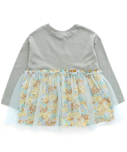 Seraph（セラフ）の「/バックシャン長袖Ｔシャツ（Tシャツ/カットソー・キッズ・グレー/ピンク/アイボリー/ミント・90/100/110/120/80/130/95/140）」の7枚目の写真