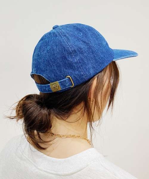 newhattan（ニューハッタン）の「【newhattan】デニムCAP（キャップ・レディース・ライトブルー/インディゴブルー/ライトブラック・FREE）」の11枚目の写真