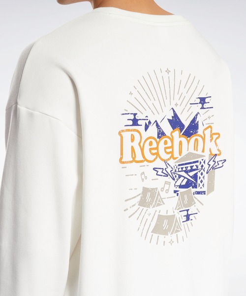 Reebok(リーボック)の「クラシックス レトロ アウトドア クルー スウェットシャツ / Classics Retro Outdoor Crew Sweatshirt(スウェット・メンズ・ライトグレー/ブラック/アイボリー・SMALL/MEDIUM/LARGE/X-LARGE/XX-LARGE/X-SMALL/XXX-LARGE)」の12枚目の写真