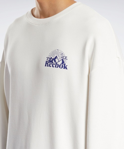 Reebok(リーボック)の「クラシックス レトロ アウトドア クルー スウェットシャツ / Classics Retro Outdoor Crew Sweatshirt(スウェット・メンズ・ライトグレー/ブラック/アイボリー・SMALL/MEDIUM/LARGE/X-LARGE/XX-LARGE/X-SMALL/XXX-LARGE)」の13枚目の写真