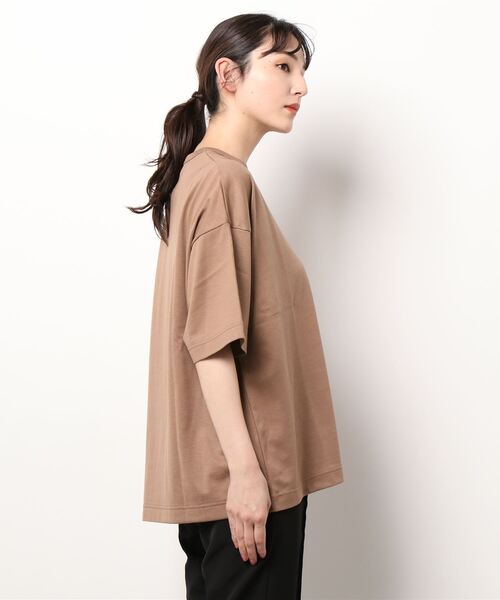 N.O.R.C by the line（ノークバイザライン）の「マルチファンクションＴシャツ（Tシャツ/カットソー・レディース・ブラウン/カーキ・S/M/XXL）」の16枚目の写真