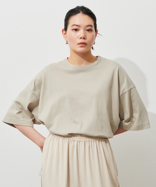 N.O.R.C by the line（ノークバイザライン）の「マルチファンクションＴシャツ（Tシャツ/カットソー・レディース・ブラウン/カーキ・S/M/XXL）」の3枚目の写真