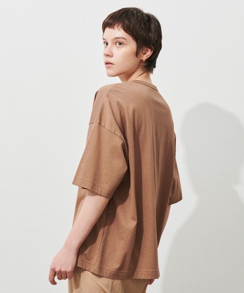 N.O.R.C by the line（ノークバイザライン）の「マルチファンクションＴシャツ（Tシャツ/カットソー・レディース・ブラウン/カーキ・S/M/XXL）」の11枚目の写真