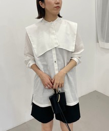 CAPRICIEUX LE'MAGE | 取外しスクエアカラーシャツ(シャツ/ブラウス)