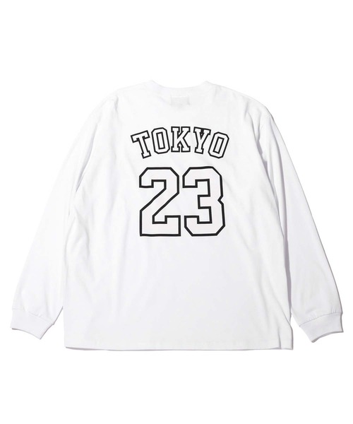 TOKYO 23(トウキョウニジュウサン)の「TOKYO 23 LOGO LS TEE / トーキョー23 ロゴ ロングスリーブティー(Tシャツ/カットソー・メンズ・ホワイト/ブラック/グレー/グレー系その他・M/L/XL)」の5枚目の写真