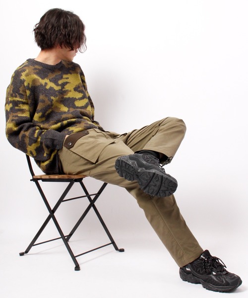 House of Blues（ハウスオブブルース）の「ツイルｘナイロンガーデニング ベイカーパンツ（その他パンツ・メンズ・ブラック/オリーブ・M/L）」の6枚目の写真