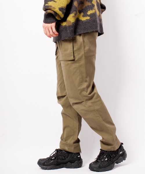 House of Blues（ハウスオブブルース）の「ツイルｘナイロンガーデニング ベイカーパンツ（その他パンツ・メンズ・ブラック/オリーブ・M/L）」の10枚目の写真