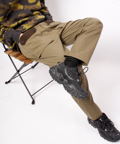 House of Blues（ハウスオブブルース）の「ツイルｘナイロンガーデニング ベイカーパンツ（その他パンツ・メンズ・ブラック/オリーブ・M/L）」の7枚目の写真