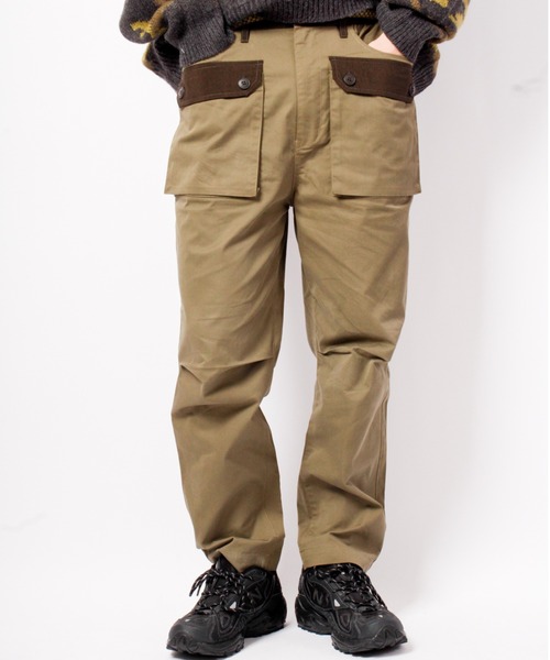 House of Blues（ハウスオブブルース）の「ツイルｘナイロンガーデニング ベイカーパンツ（その他パンツ・メンズ・ブラック/オリーブ・M/L）」の20枚目の写真